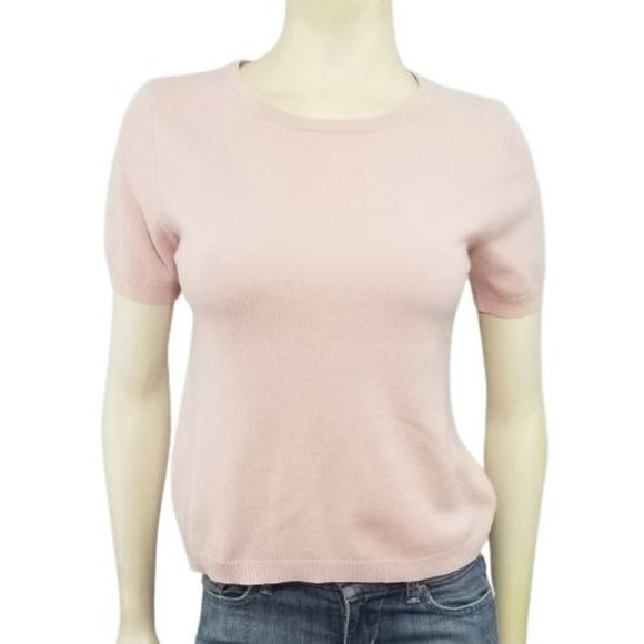 Lord & Taylor Cashmere Sweater Small Pink Blush - Picture 1 of 7
